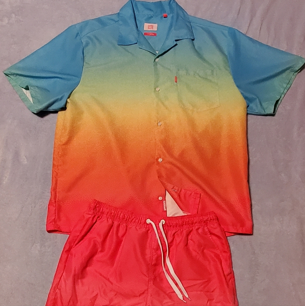 OppoSuits Funky Fade Summer Set Sz XXL